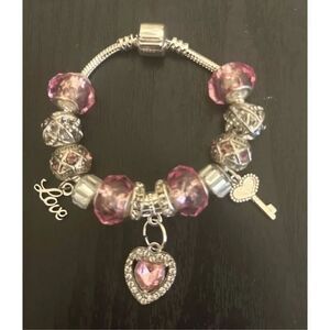 Heart Charm Bracelet